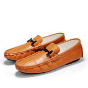 Men's casual cowhide leather shoes - MRSLM