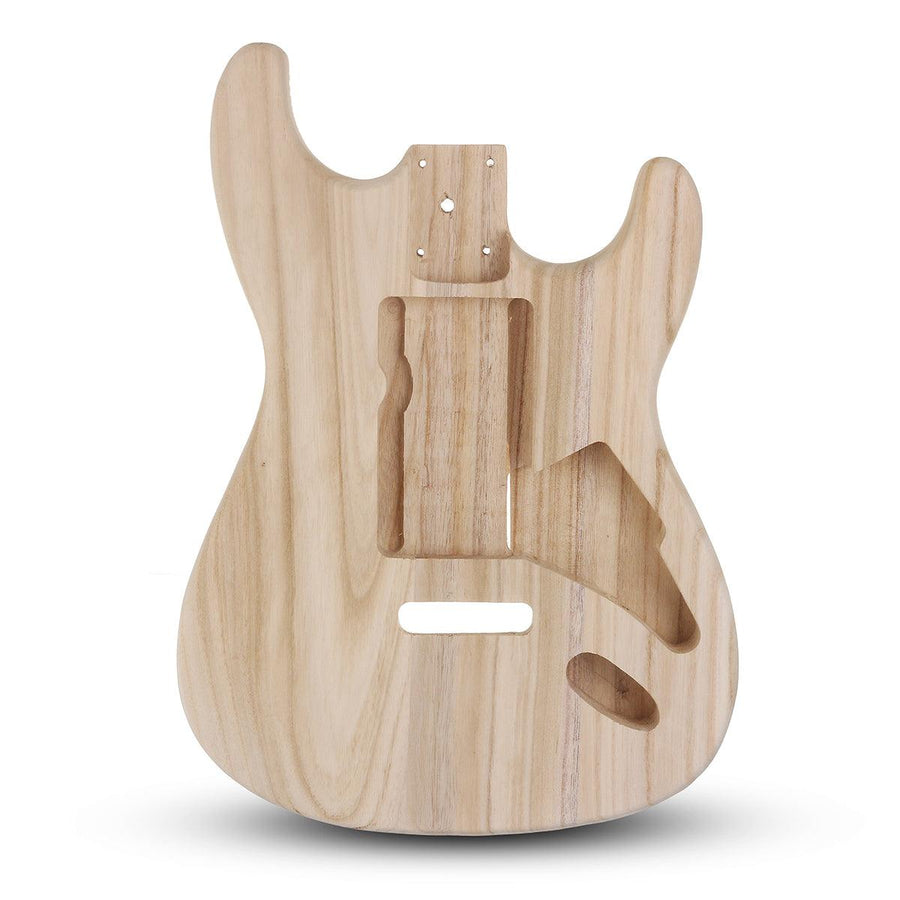 DIY Polished Maple Wood Type ST Electric Guitar Barrel Body for Guitar Replace Parts - MRSLM