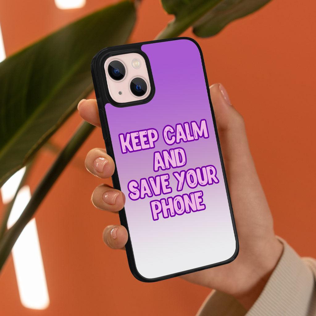 Keep Calm iPhone 13 Case - Cool Phone Case for iPhone 13 - Trendy iPhone 13 Case - MRSLM