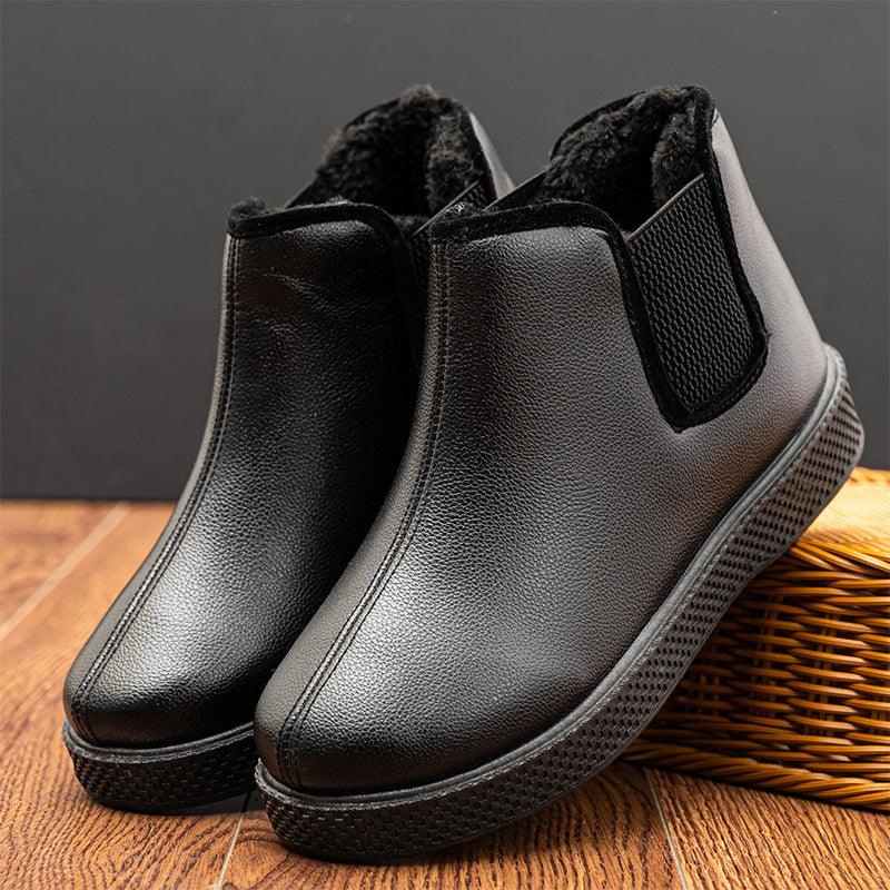 men's plus velvet padded old beijing shoes, view 3 - MRSLM