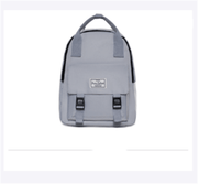 solid color college backpack, view 6 - MRSLM