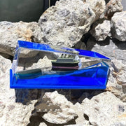 cruise ship drift bottle ornament - MRSLM
