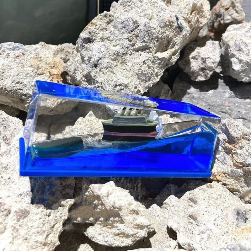 cruise ship drift bottle ornament - MRSLM
