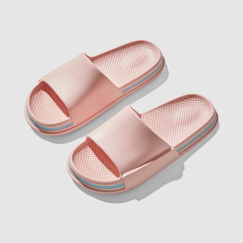 Non-slip couple platform indoor sandals, view 2 - MRSLM