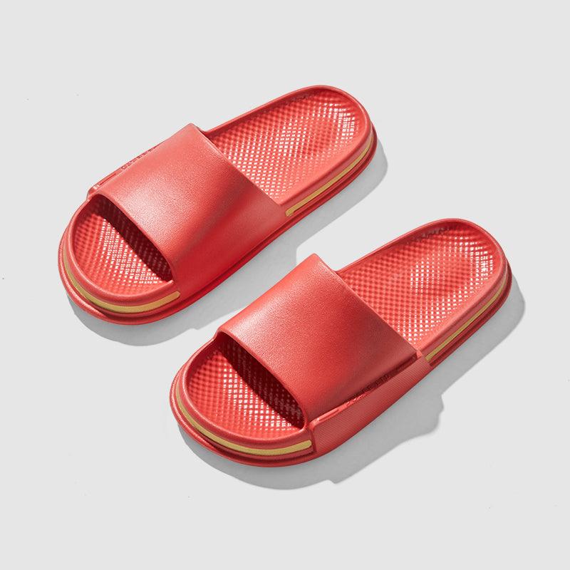Non-slip couple platform indoor sandals, view 4 - MRSLM