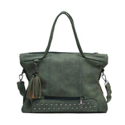 retro large diagonal women's bag, view 5 - MRSLM