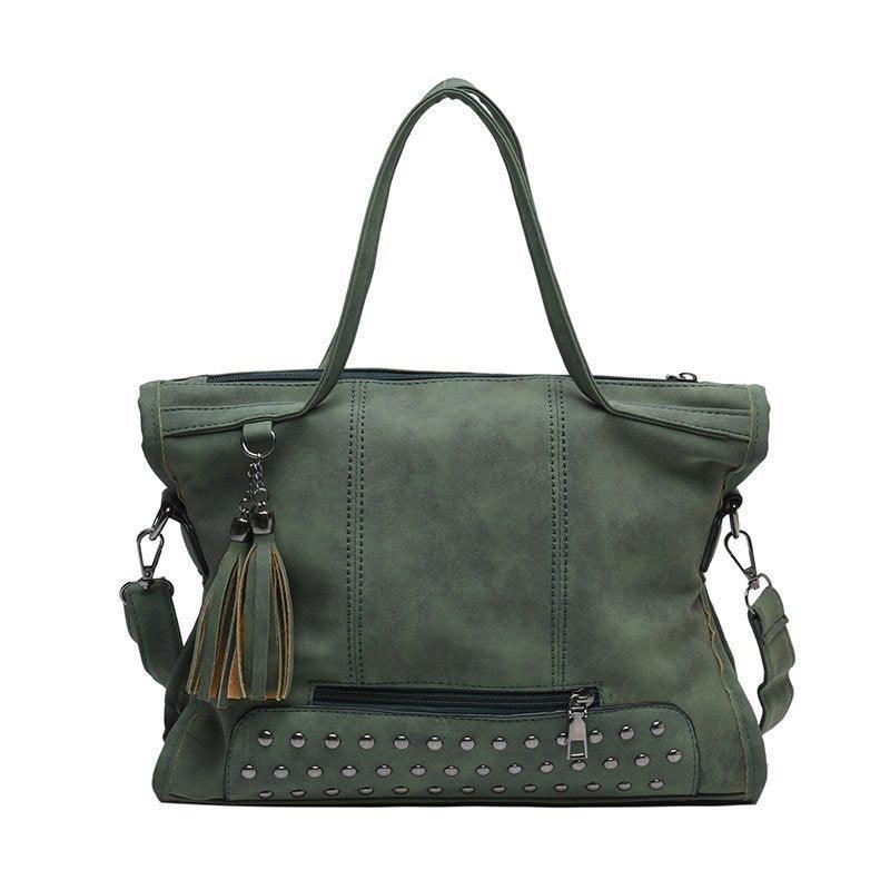 retro large diagonal women's bag, view 5 - MRSLM