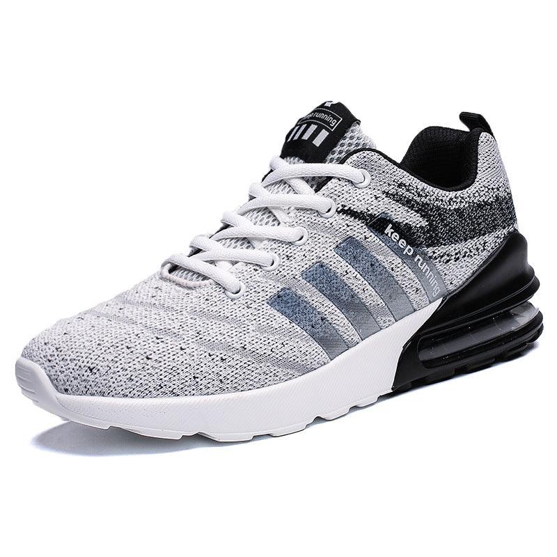 Men's flying woven mesh running shoes, view 17 - MRSLM