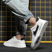 men's all-match leather low-top sneakers - MRSLM