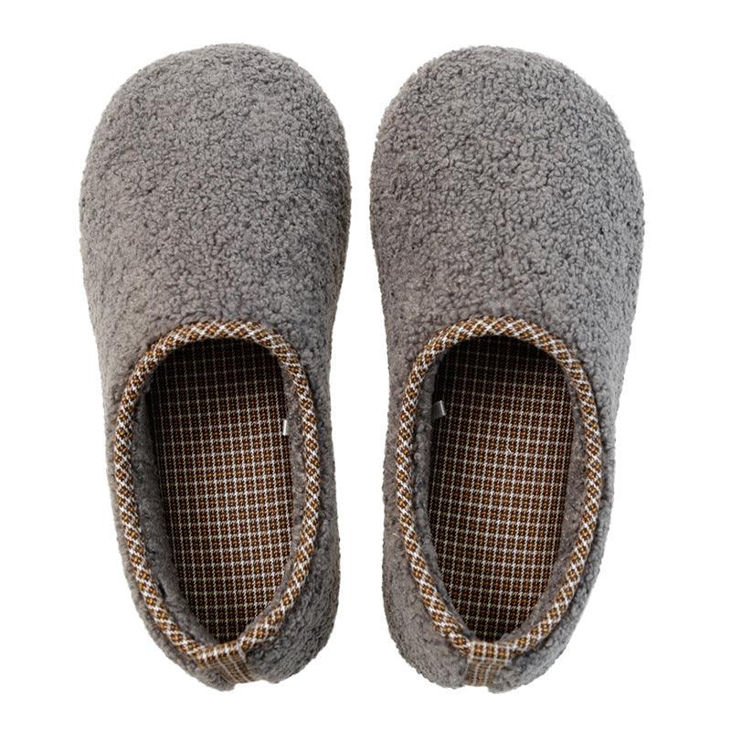 Men and women thick plush cotton slippers, view 8 - MRSLM