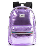 women's laser PU leather backpack, view 8 - MRSLM