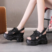 platform wedge beach roman sandals, view 3 - MRSLM