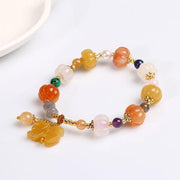 jade lotus bead bracelet, view 10 - MRSLM