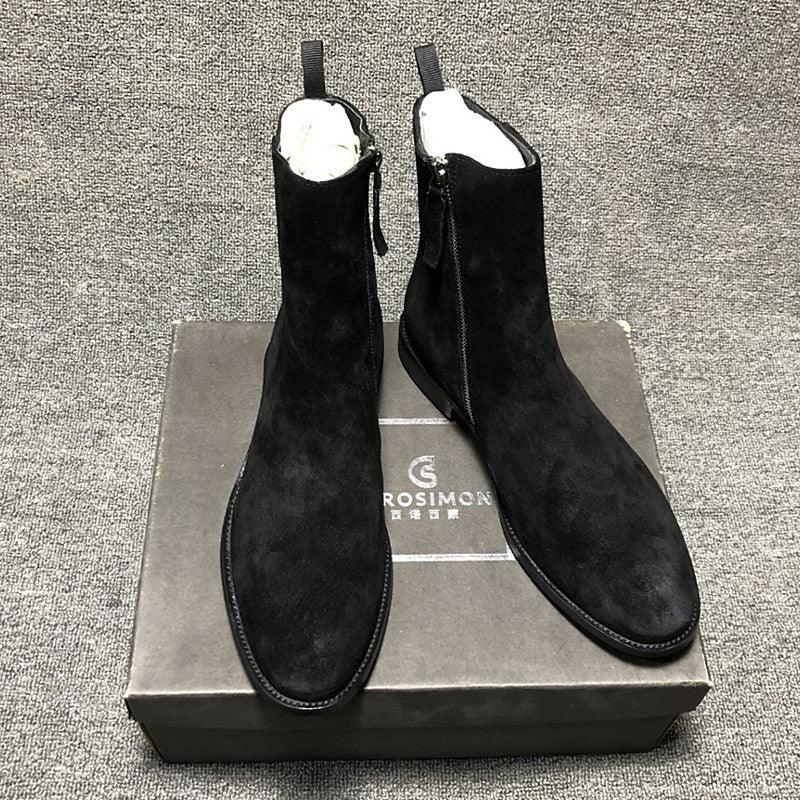 British Zipper Men's Boots