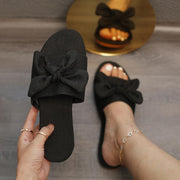 Women's flat bow slippers, view 3 - MRSLM