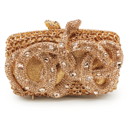 rhinestone evening clutch, view 6 - MRSLM