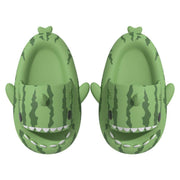 Home indoor non-slip shark slippers, view 2 - MRSLM