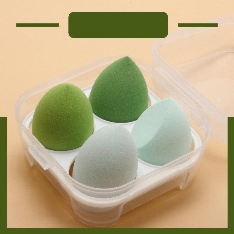 diagonal-cut beauty egg makeup sponge set, view 2 - MRSLM