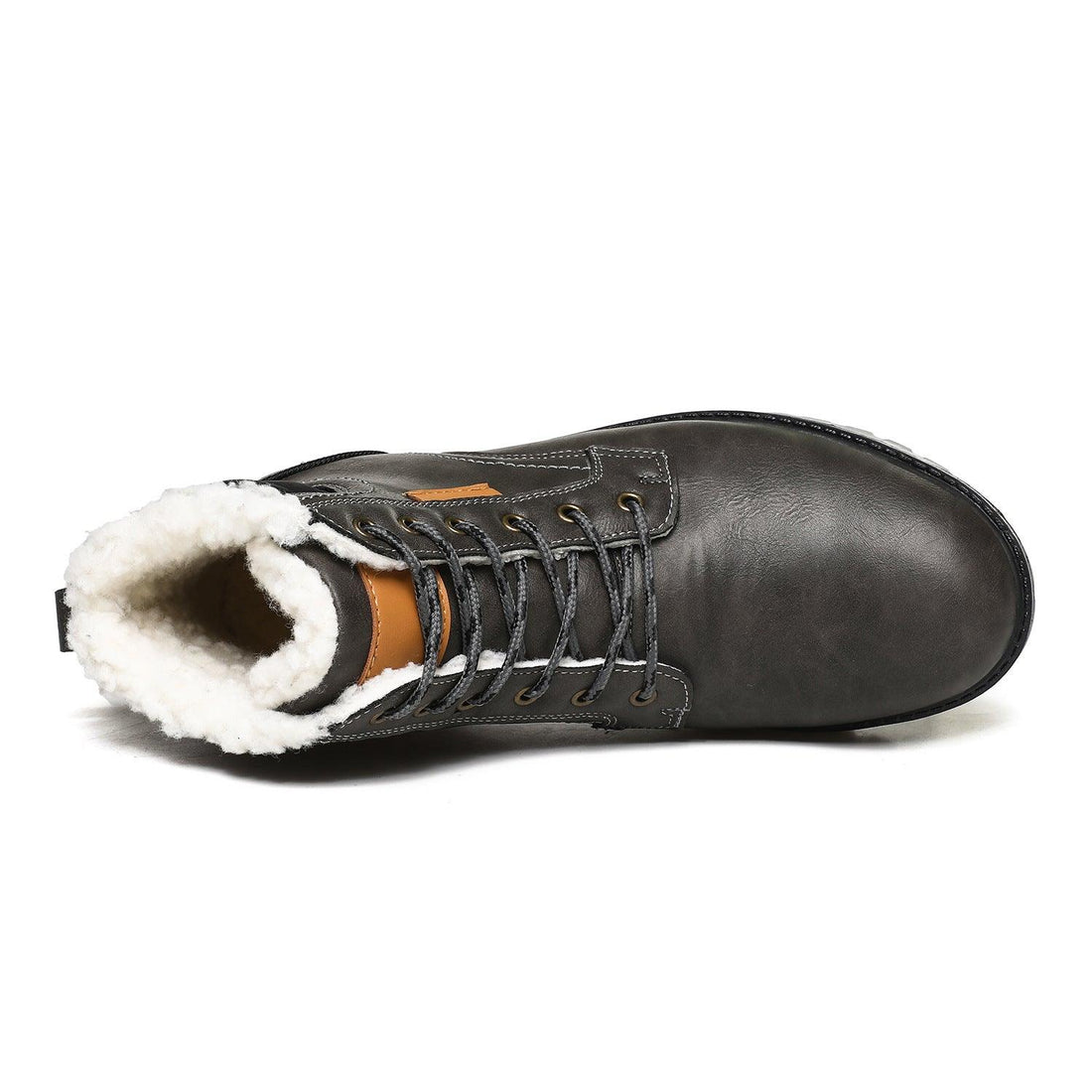 Winter Combat Boots Men's Plus Velvet Thick Korean Style All-match