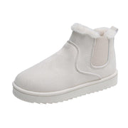 women's flat short snow boots, view 5 - MRSLM