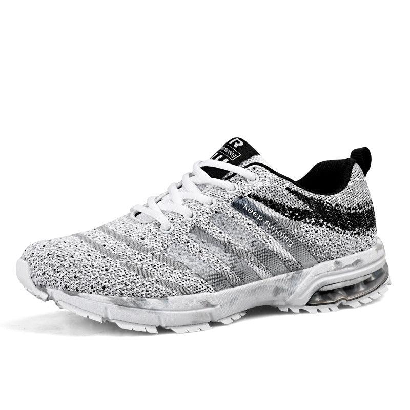 Men's flying woven mesh running shoes, view 11 - MRSLM