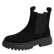 Women's frosted leather Martin boots, view 5 - MRSLM