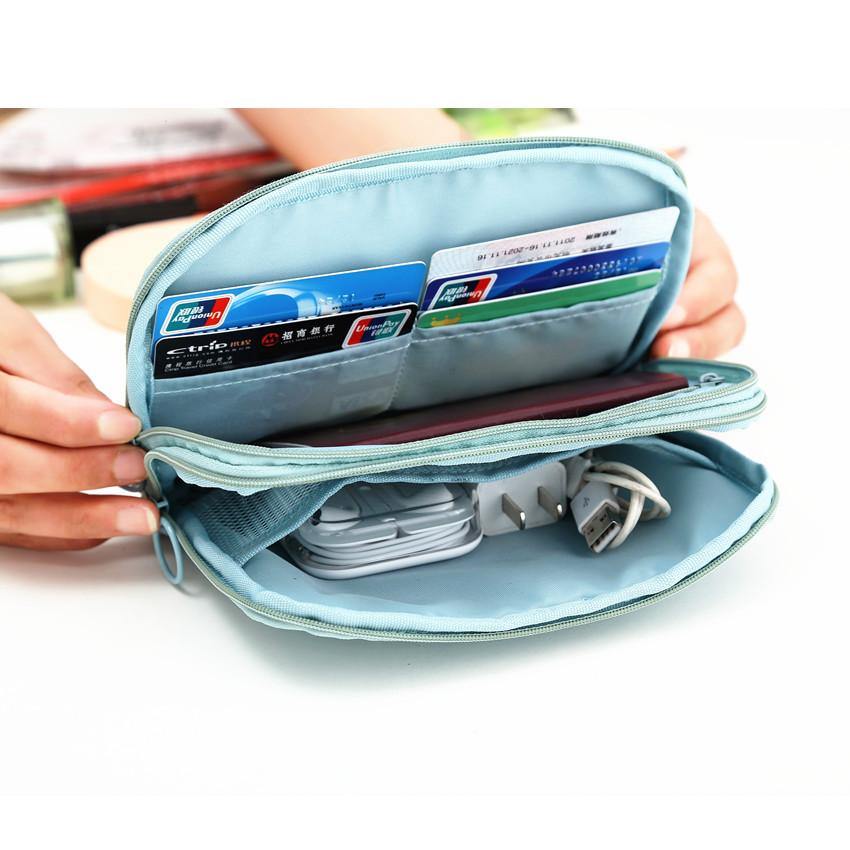 Travel Double-layer Document Bag Multifunctional Passport Bag Card Holder - MRSLM