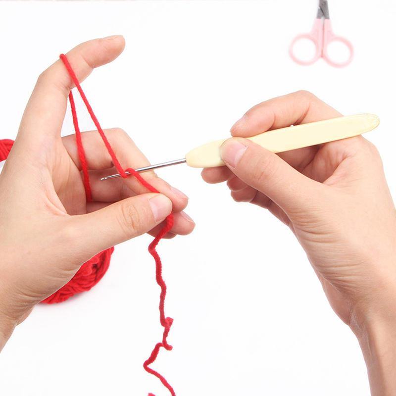 11Pcs Hook Needles Sewing Tools Sewing Needles Knitting Needles Weave Sewing Tools Crochet Hooks Knit Aluminium Craft Yarn - MRSLM