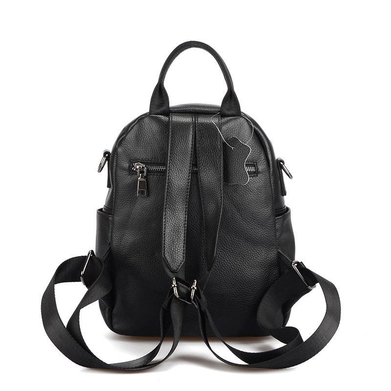 small cowhide leather backpack, view 4 - MRSLM
