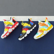 Children's camouflage high-top sneakers, view 2 - MRSLM