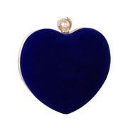 heart-shaped velvet dinner bag, view 13 - MRSLM