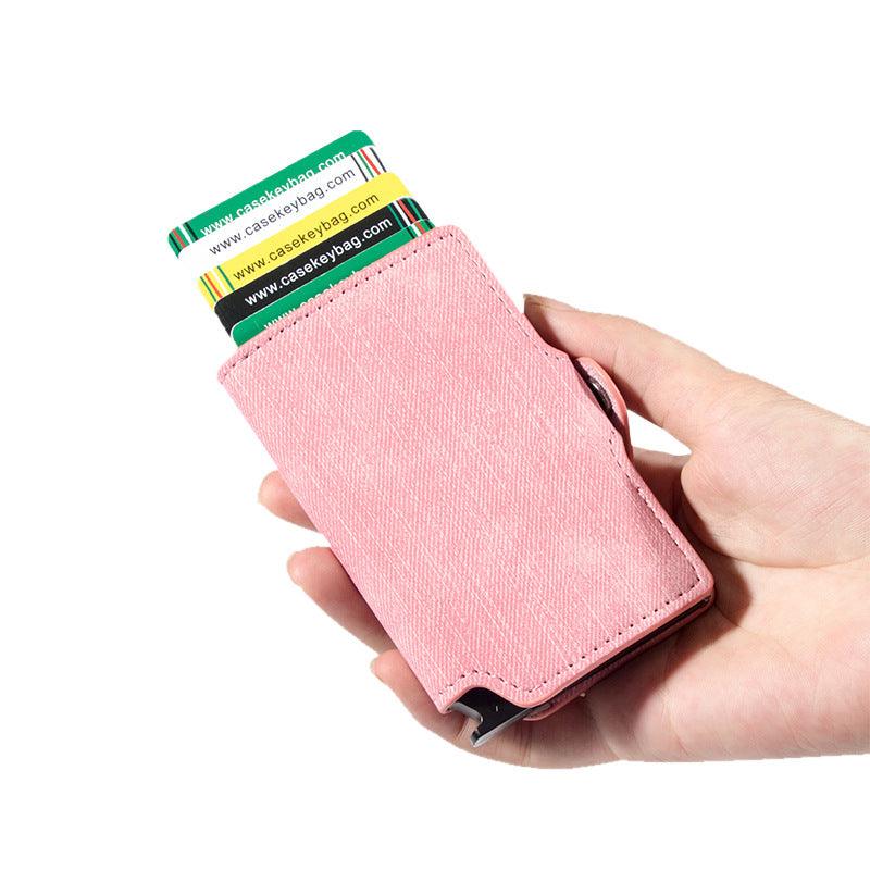 Pop-up aluminum card holder, view 9 - MRSLM