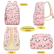 Panda kids school bag set, view 3 - MRSLM