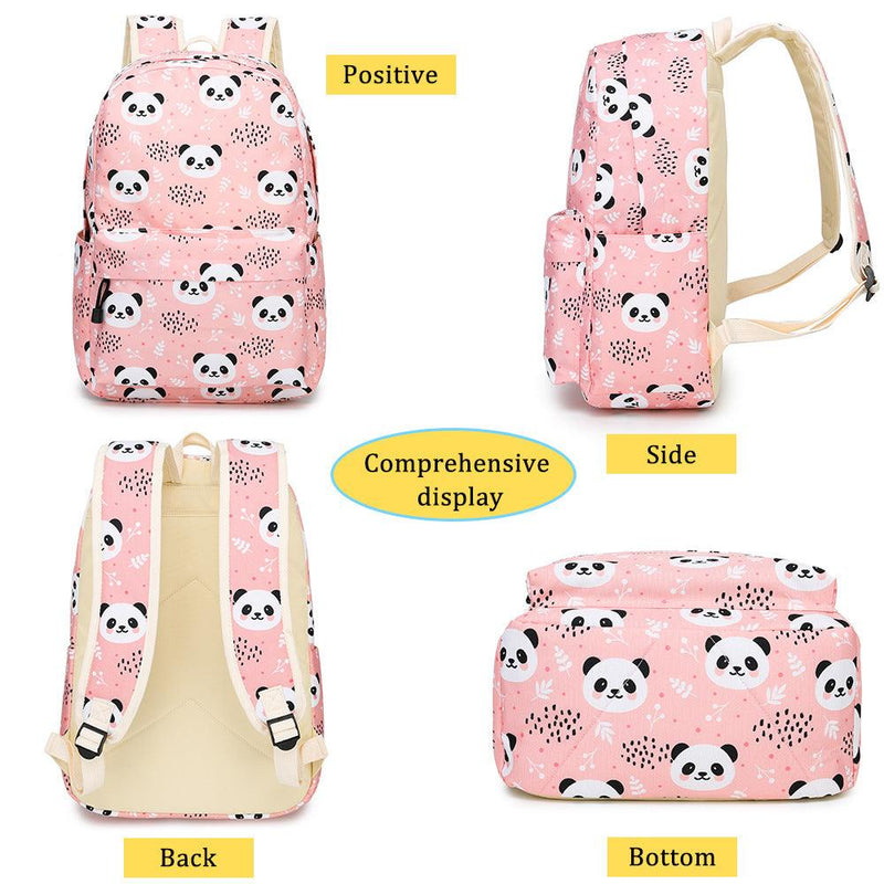 Panda kids school bag set, view 3 - MRSLM