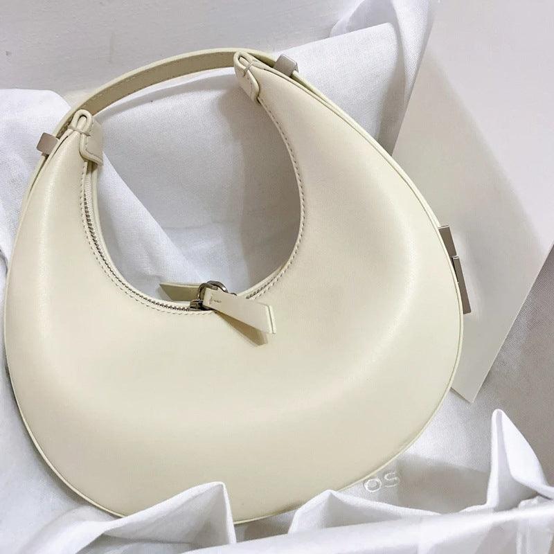 crescent underarm small round bag, view 8 - MRSLM