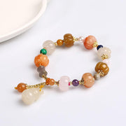 jade lotus bead bracelet, view 4 - MRSLM