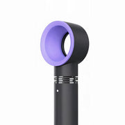 Rechargeable USB bladeless hand fan, view 2 - MRSLM