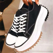 Women's platform canvas shoes, view 5 - MRSLM