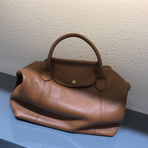 women's cowhide dumpling shoulder bag, view 10 - MRSLM