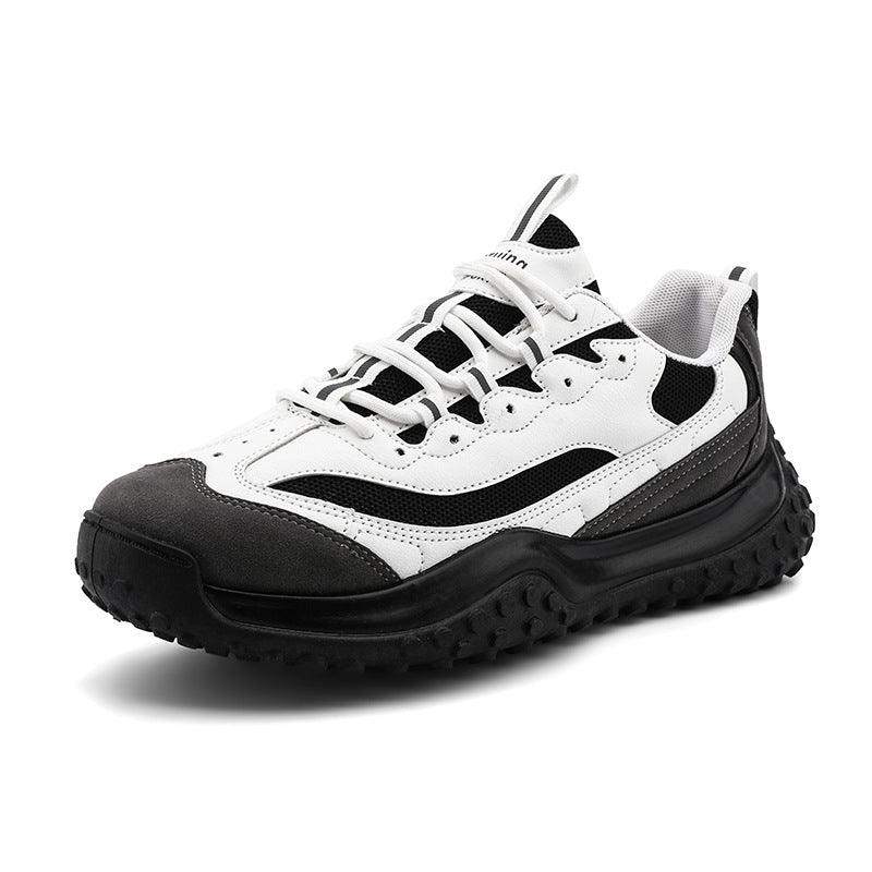 Men's mesh low-top lace-up shoes, view 5 - MRSLM