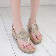 women's crystal foam platform sandals - MRSLM