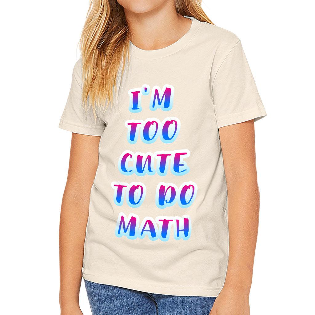 Funny Quote Kids' T-Shirt - Quotes Printed T-Shirt - Cool Printed Tee Shirt for Kids - MRSLM