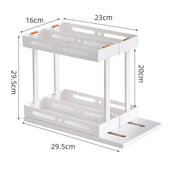 Kitchen Under Sink Drawer Type Spice Rack - MRSLM