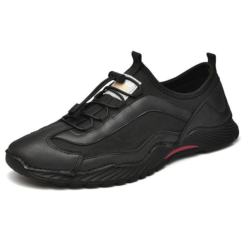 men's low-top cowhide sports casual shoes, view 9 - MRSLM