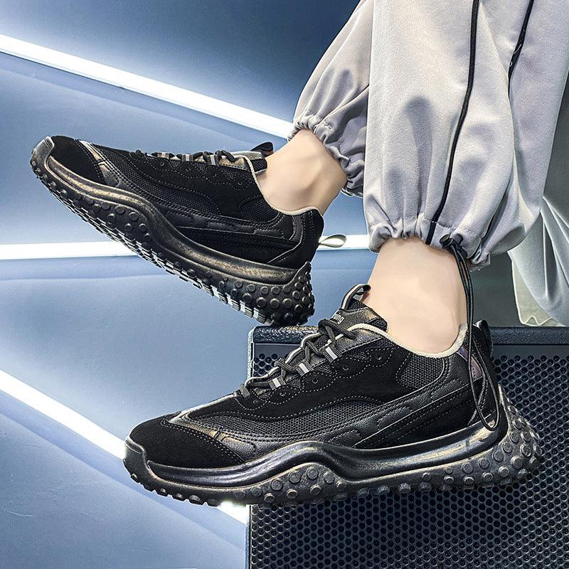 Men's mesh low-top lace-up shoes, view 2 - MRSLM
