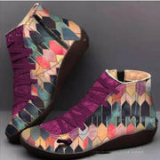 Large size short flat boots, view 5 - MRSLM