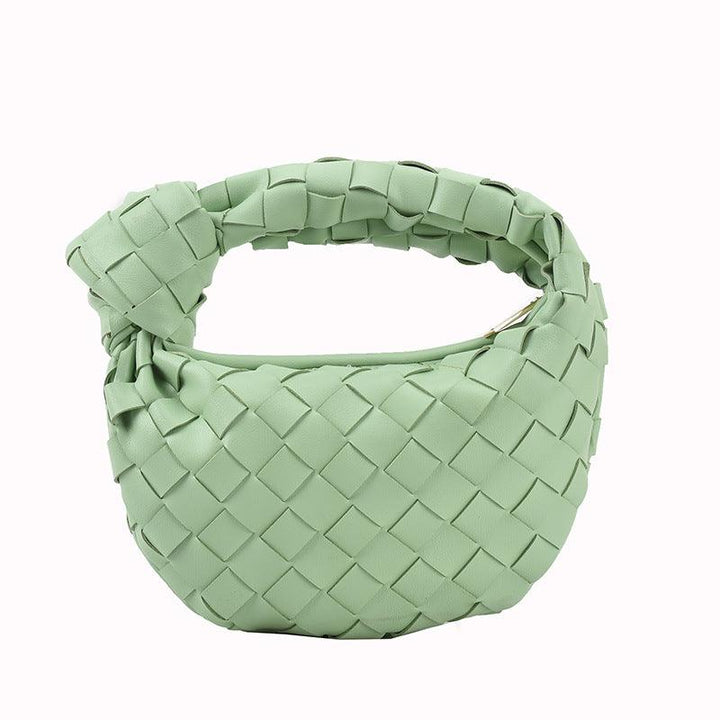 Woven Small Round Bag Solid Color Macarons - MRSLM