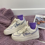 women's casual lace-up sneakers, view 3 - MRSLM