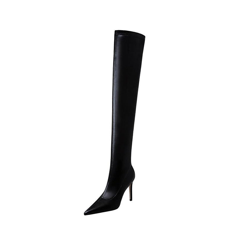 stiletto pointed toe over-the-knee boots, view 2 - MRSLM