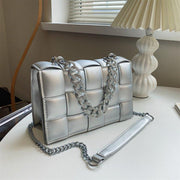 woven chain crossbody bag, view 19 - MRSLM
